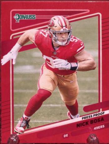 Nick Bosa [Press Proof Red] #56