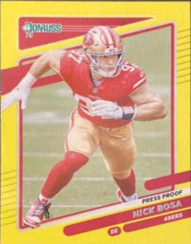 Nick Bosa [Press Proof Yellow] #56