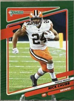 Nick Chubb [Press Proof Green] #196