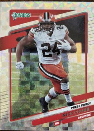 Nick Chubb [Press Proof Hyper] #196