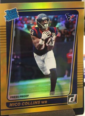 Nico Collins [Press Proof Gold] #280