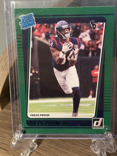 Nico Collins [Press Proof Green] #280