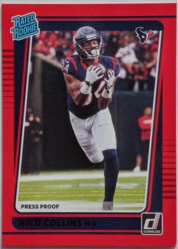 Nico Collins [Press Proof Red] #280