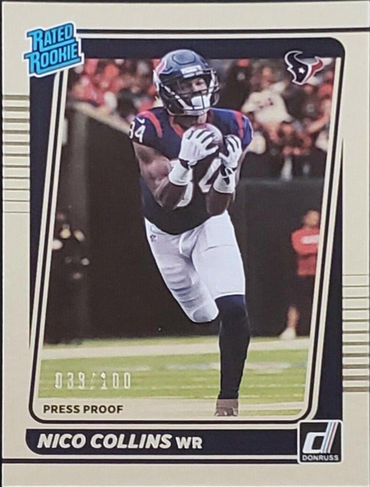 Nico Collins [Press Proof Silver] #280