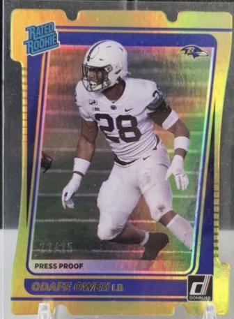 Odafe Oweh [Press Proof Gold Die Cut] #345