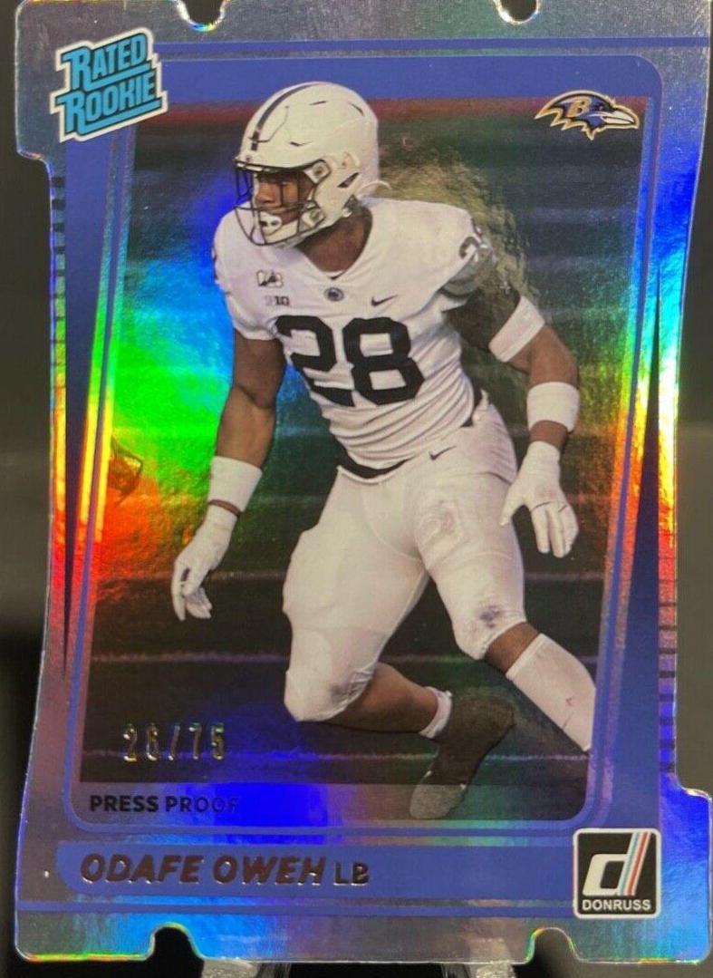 Odafe Oweh [Press Proof Silver Die Cut] #345