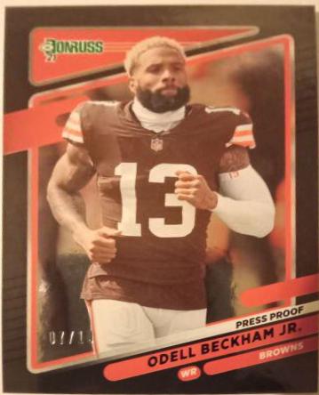 Odell Beckham Jr. [No Helmet No Name] #198