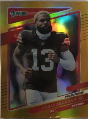Odell Beckham Jr. [No Helmet Press Proof Premium] #198