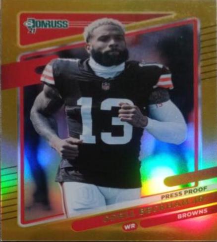 Odell Beckham Jr. [No Helmet Press Proof Yellow] #198