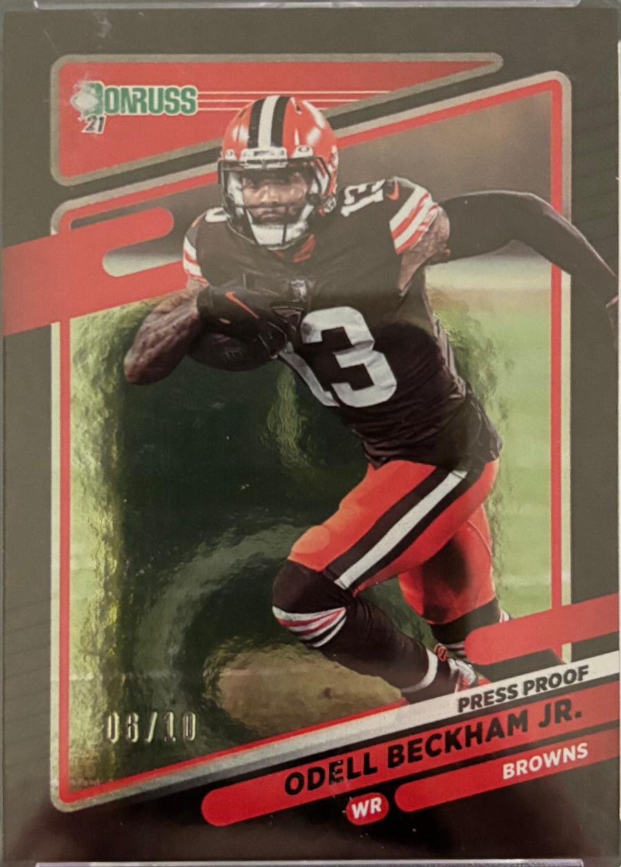 Odell Beckham Jr. [Press Proof Black] #198
