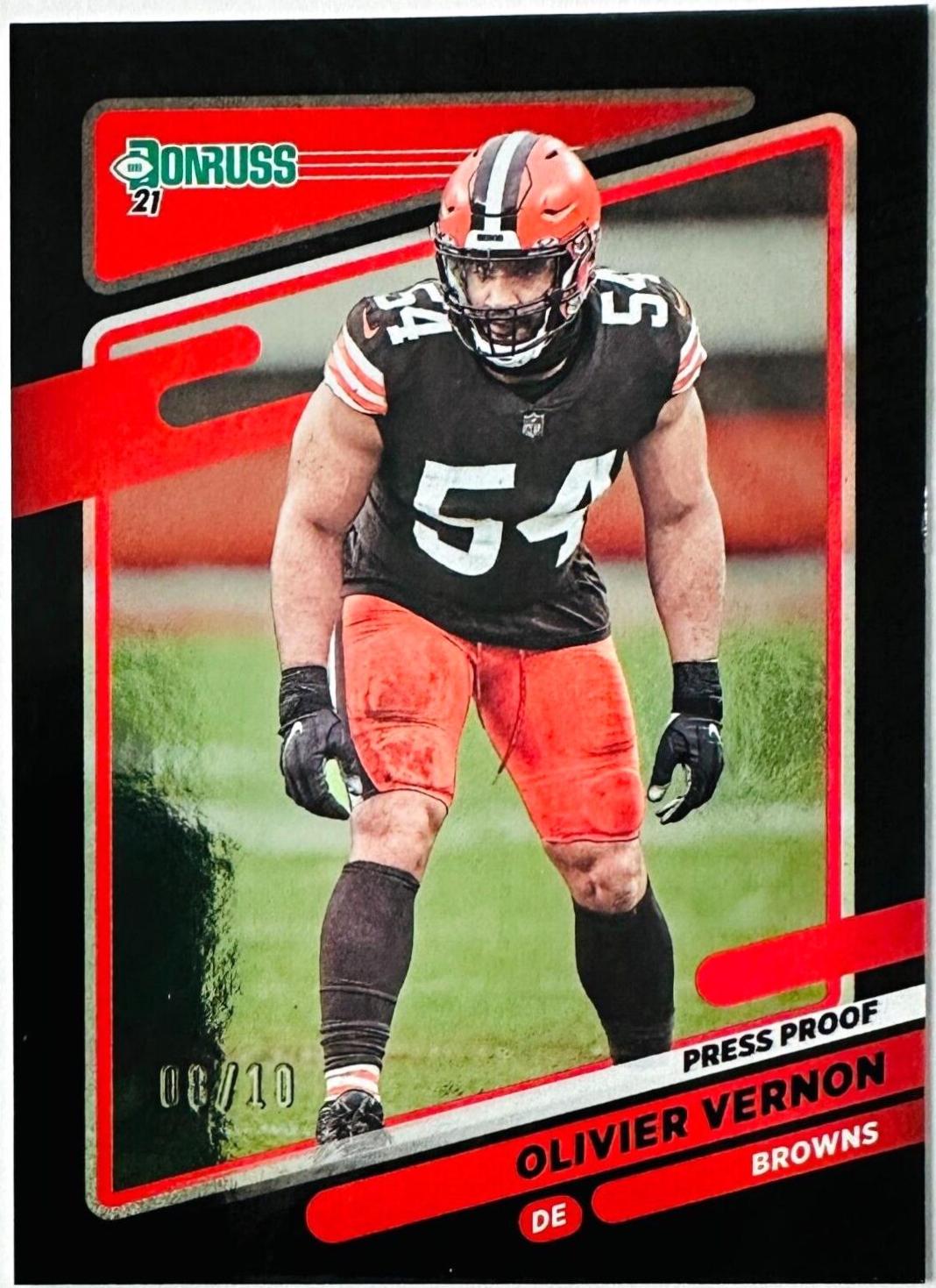 Olivier Vernon [Press Proof Black] #202