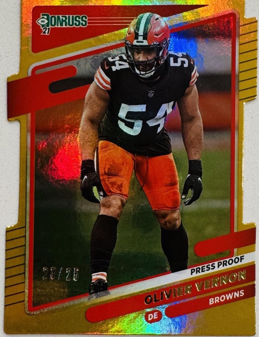 Olivier Vernon [Press Proof Gold Die Cut] #202