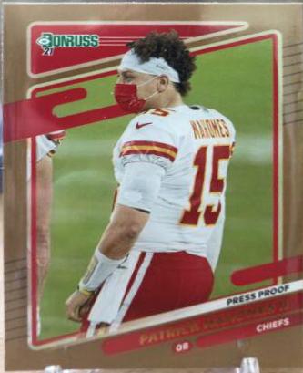 Patrick Mahomes II [No Helmet Press Proof Gold] #116