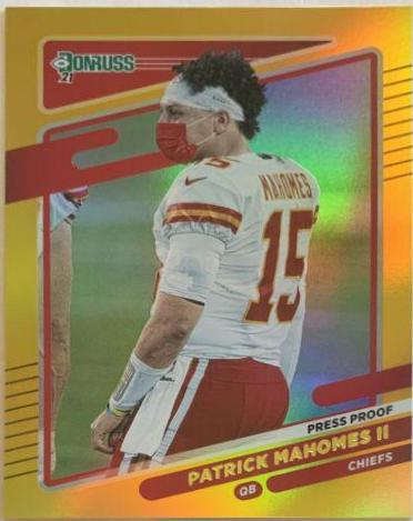 Patrick Mahomes II [No Helmet Press Proof Premium] #116