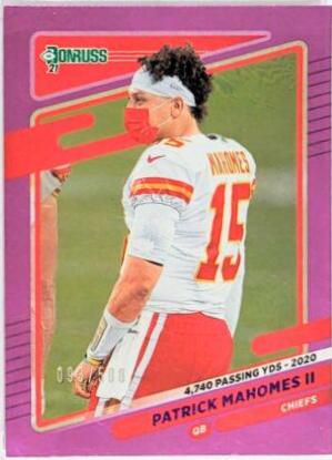 Patrick Mahomes II [No Helmet Season Stat Line] #116