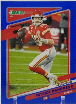 Patrick Mahomes II [Press Proof Blue] #116