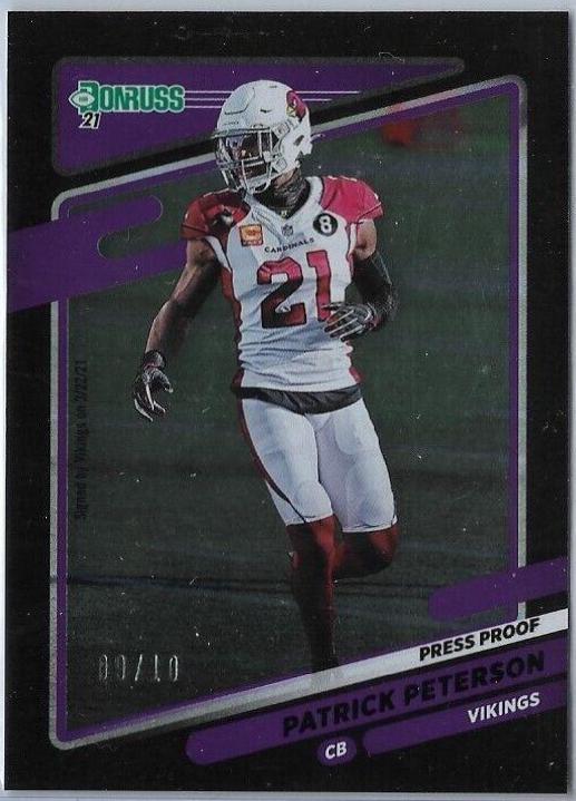 Patrick Peterson [Press Proof Black] #248