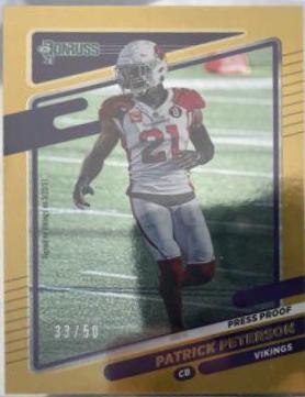 Patrick Peterson [Press Proof Gold] #248