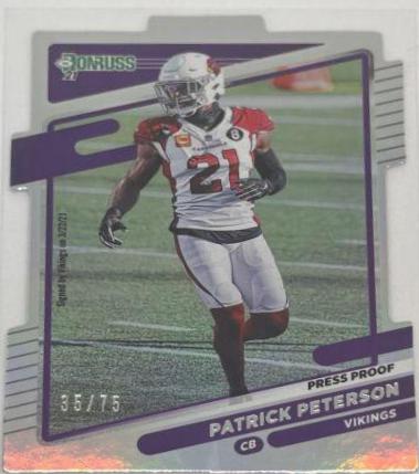 Patrick Peterson [Press Proof Silver Die Cut] #248