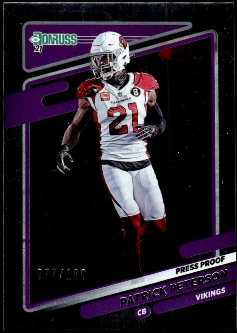 Patrick Peterson [Press Proof Silver] #248