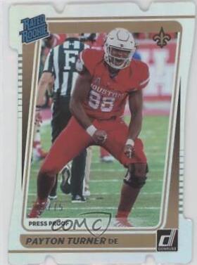 Payton Turner [Press Proof Silver Die Cut] #342