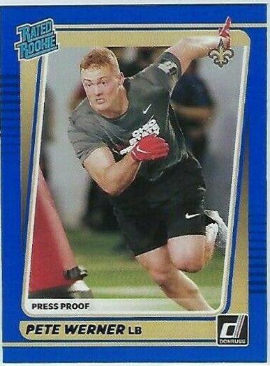 Pete Werner [Press Proof Blue] #322