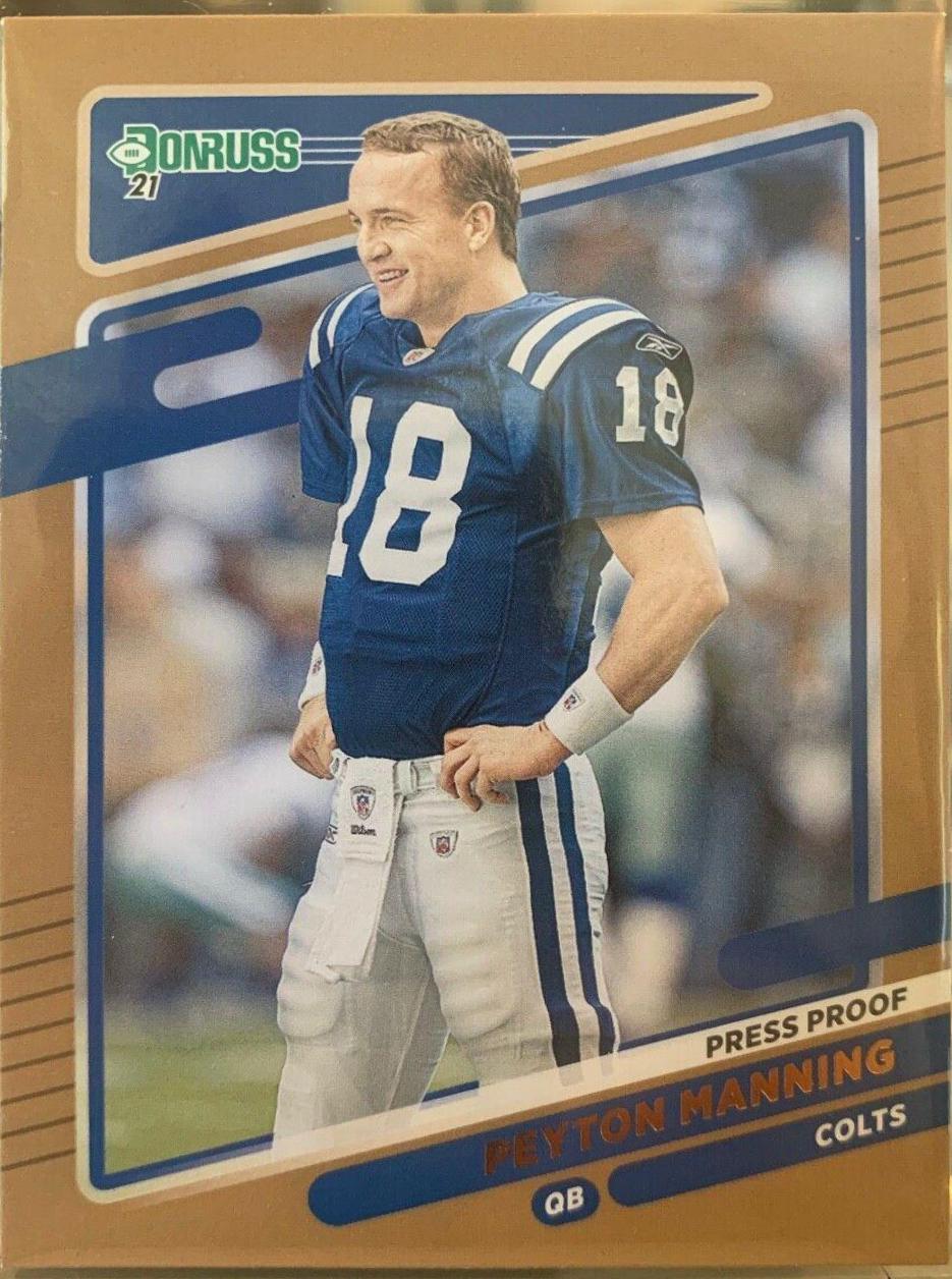 Peyton Manning [No Helmet Press Proof Bronze] #148