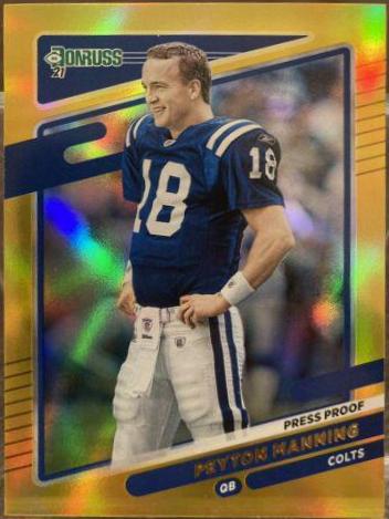 Peyton Manning [No Helmet Press Proof Premium] #148