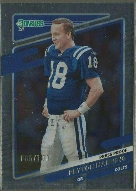 Peyton Manning [No Helmet Press Proof Silver] #148
