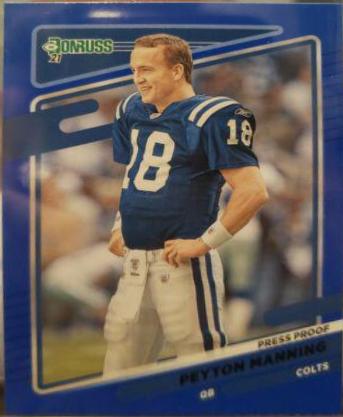 Peyton Manning [Press Proof Blue] #148