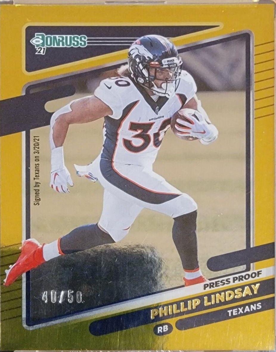 Phillip Lindsay [Press Proof Gold] #183