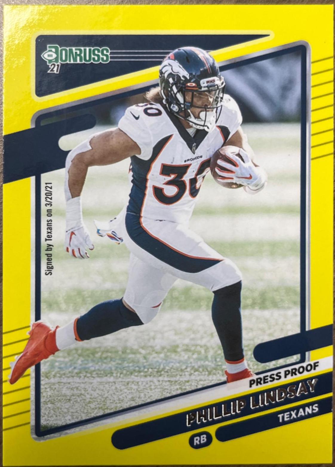 Phillip Lindsay [Press Proof Yellow] #183