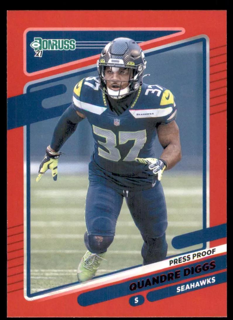 Quandre Diggs [Press Proof Red] #33