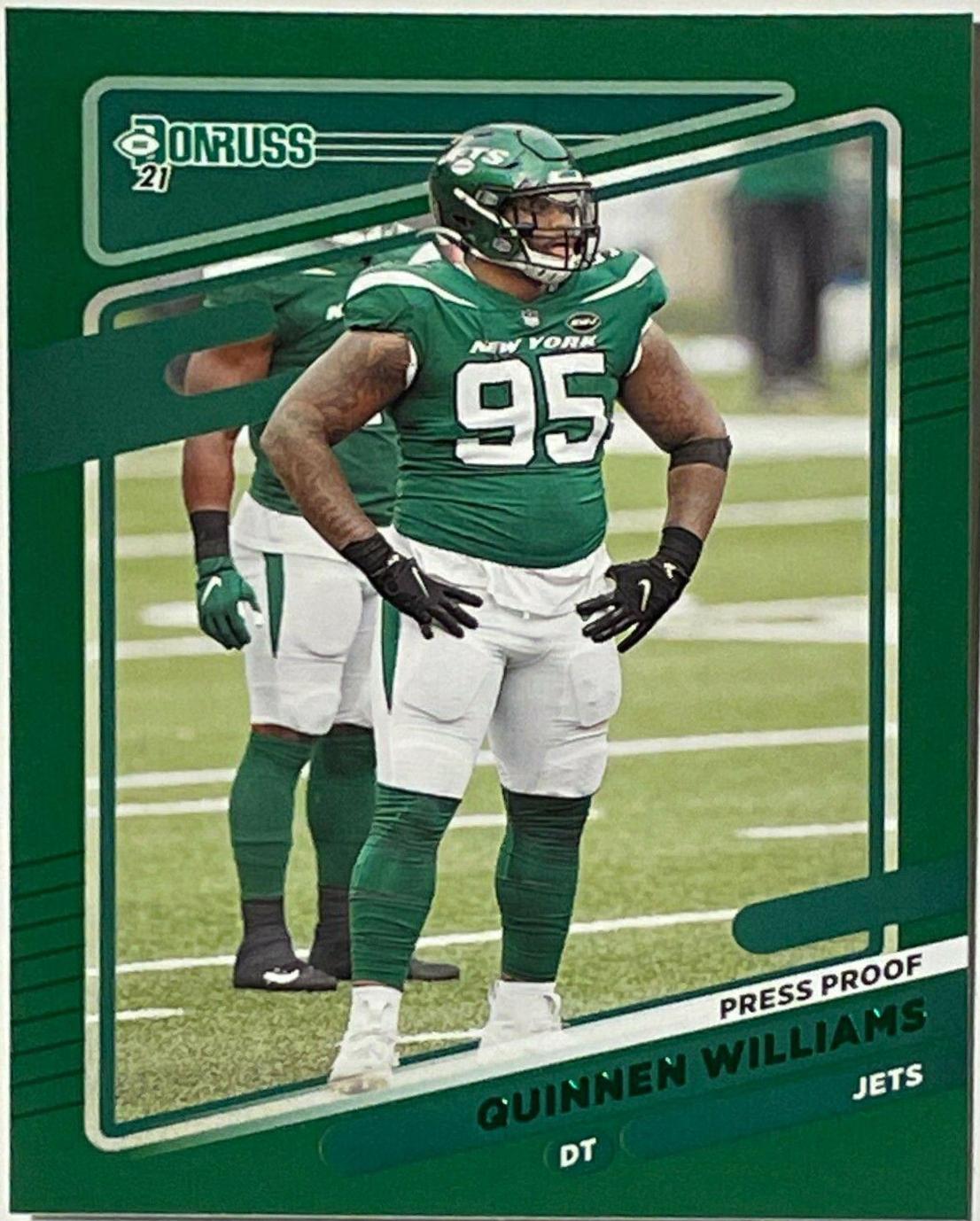 Quinnen Williams [Press Proof Green] #41