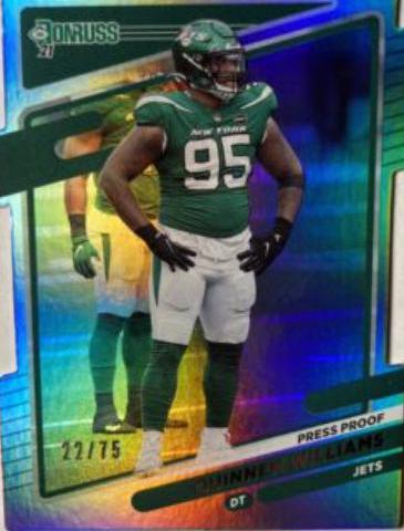 Quinnen Williams [Press Proof Silver Die Cut] #41