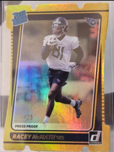 Racey McMath [Press Proof Gold Die Cut] #316