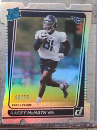 Racey McMath [Press Proof Silver Die Cut] #316