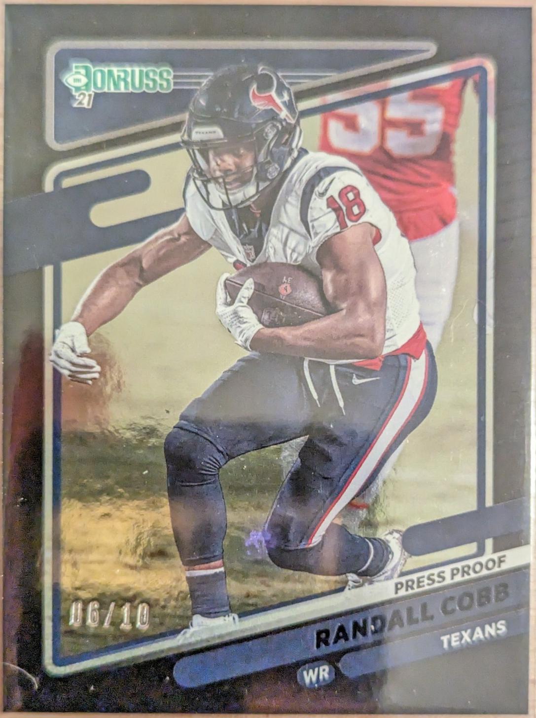 Randall Cobb [Press Proof Black] #169