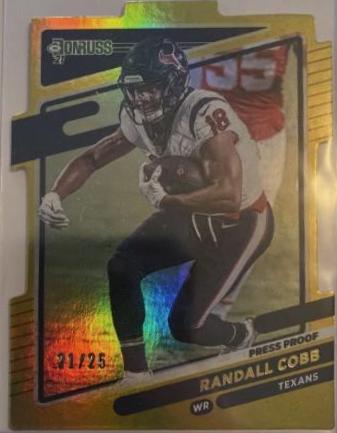 Randall Cobb [Press Proof Gold Die Cut] #169