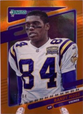 Randy Moss [No Helmet Jersey Number] #128