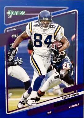Randy Moss [Press Proof Blue] #128