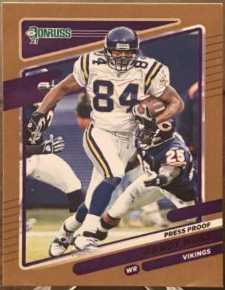Randy Moss [Press Proof Bronze] #128