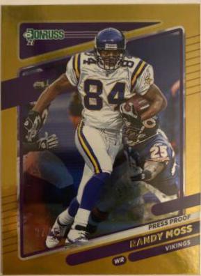 Randy Moss [Press Proof Gold] #128
