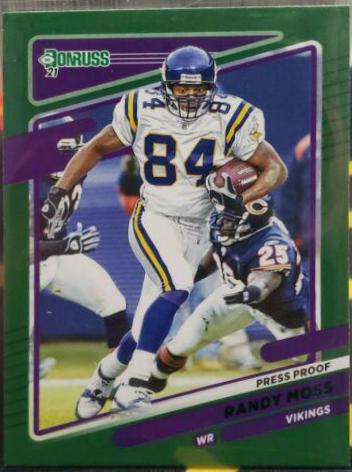 Randy Moss [Press Proof Green] #128