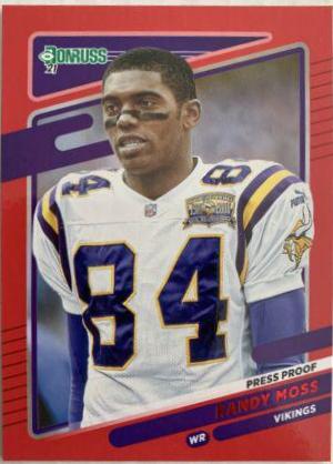 Randy Moss [Press Proof Red] #128