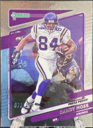 Randy Moss [Press Proof Silver] #128