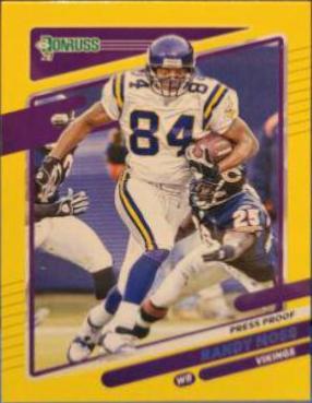 Randy Moss [Press Proof Yellow] #128