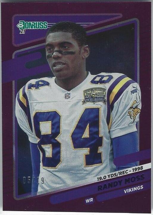 Randy Moss [Season Stat Line] #128