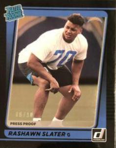 Rashawn Slater [Press Proof Black] #332