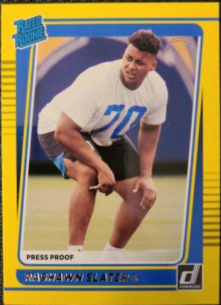 Rashawn Slater [Press Proof Yellow] #332